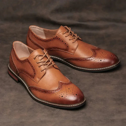 Beckett - Men's Wingtip Brogue Oxford Shoes