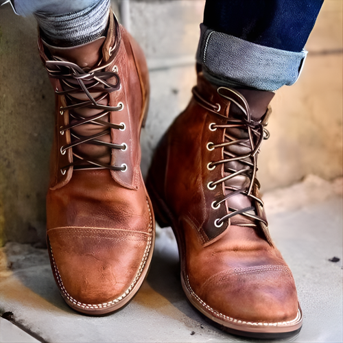 Bennett - Men's Vintage Lace Up Boots