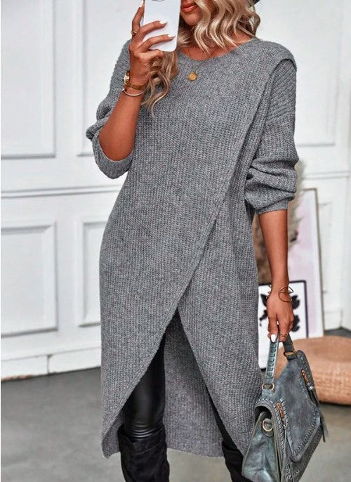 Elowen - Women's Oversized Knit Sweater Dress