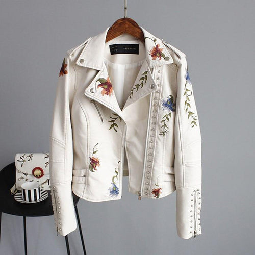 Jemima - Women's Leather Biker Jacket