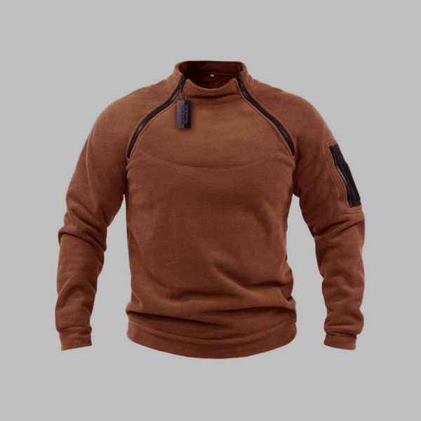 Landon - Men's Quarter Zip Fleece Sweater