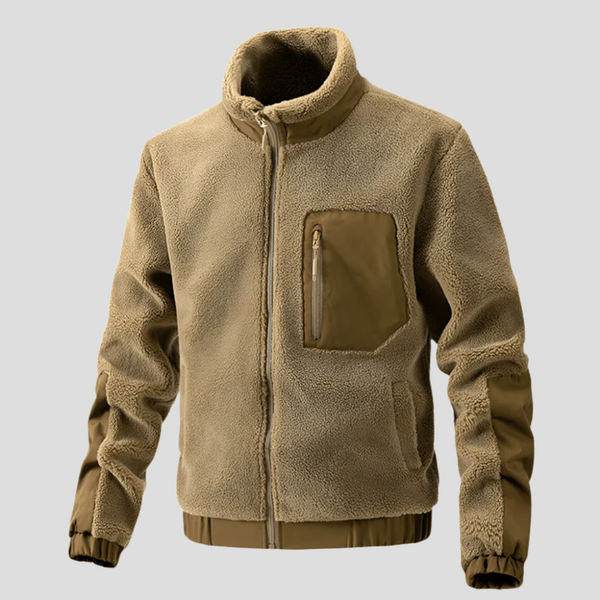 Osric - Men's Stand Collar Fleece Jacket