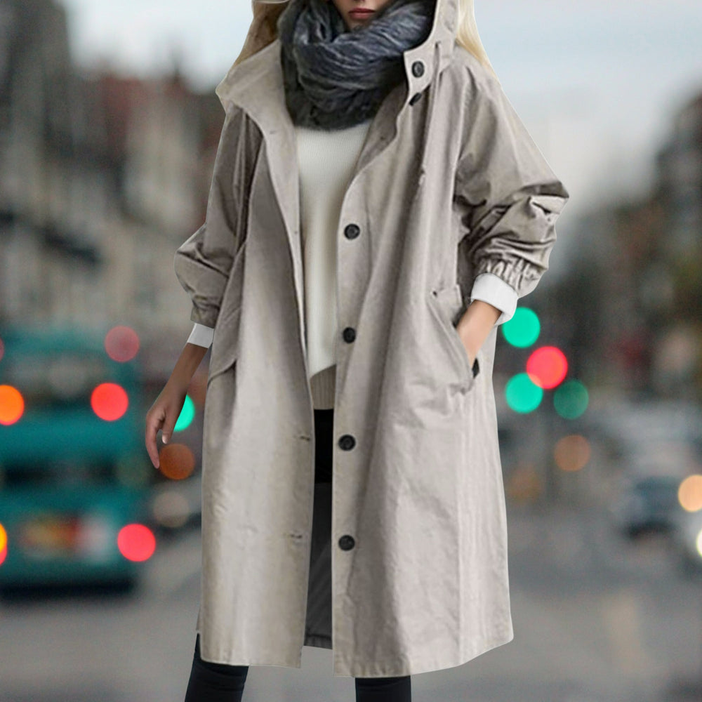 Everly - Women's Hooded Rain Coat