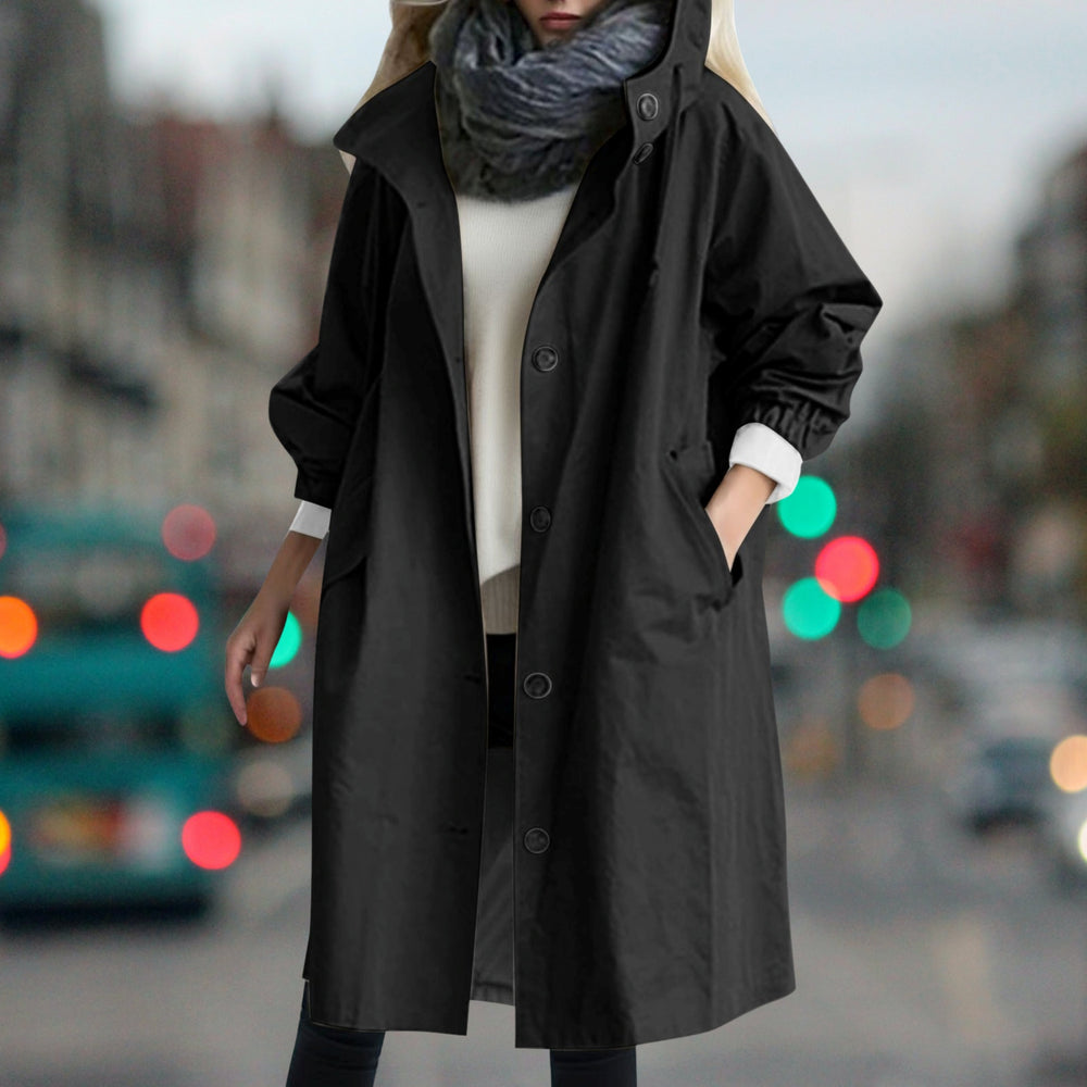 Everly - Women's Hooded Rain Coat