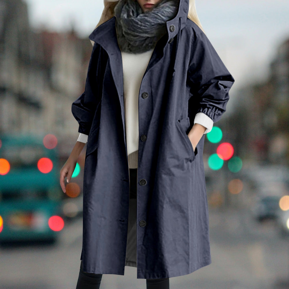 Everly - Women's Hooded Rain Coat