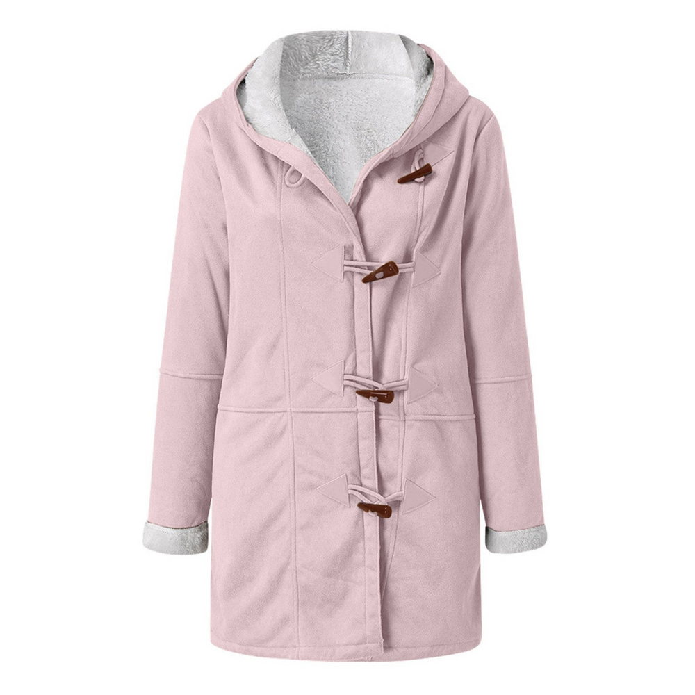 Evangeline - Women's Hooded Sherpa Lined Coat