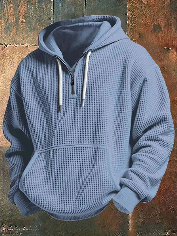 Abel - Men's Waffle Knit Hoodie
