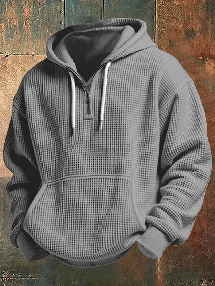 Abel - Men's Waffle Knit Hoodie