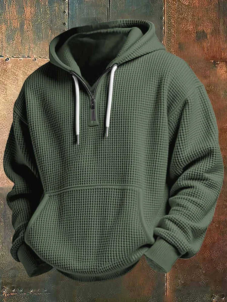 Abel - Men's Waffle Knit Hoodie