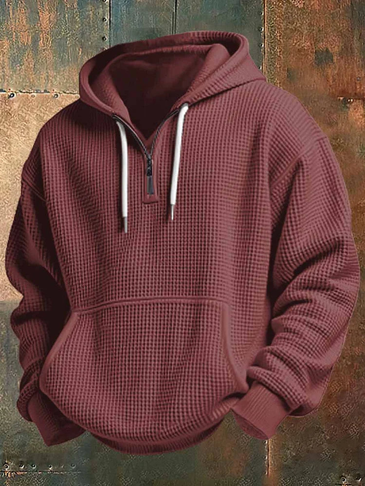 Abel - Men's Waffle Knit Hoodie