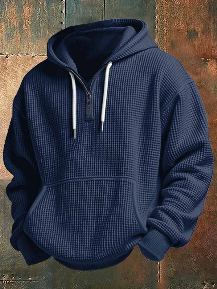 Abel - Men's Waffle Knit Hoodie