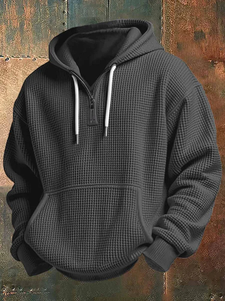 Abel - Men's Waffle Knit Hoodie