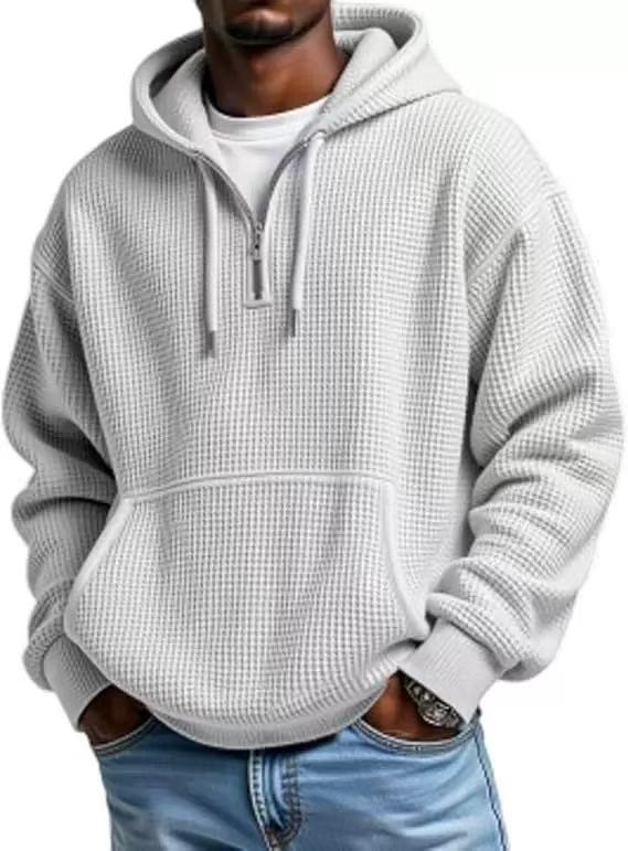 Abel - Men's Waffle Knit Hoodie