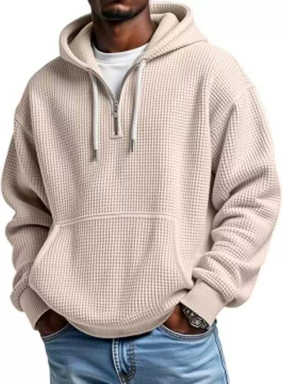 Abel - Men's Waffle Knit Hoodie