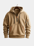 Alaric - Men's Half Zip Fleece Hoodie
