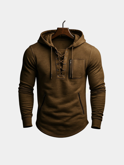 Albert - Men's Knit Hoodie Pullover
