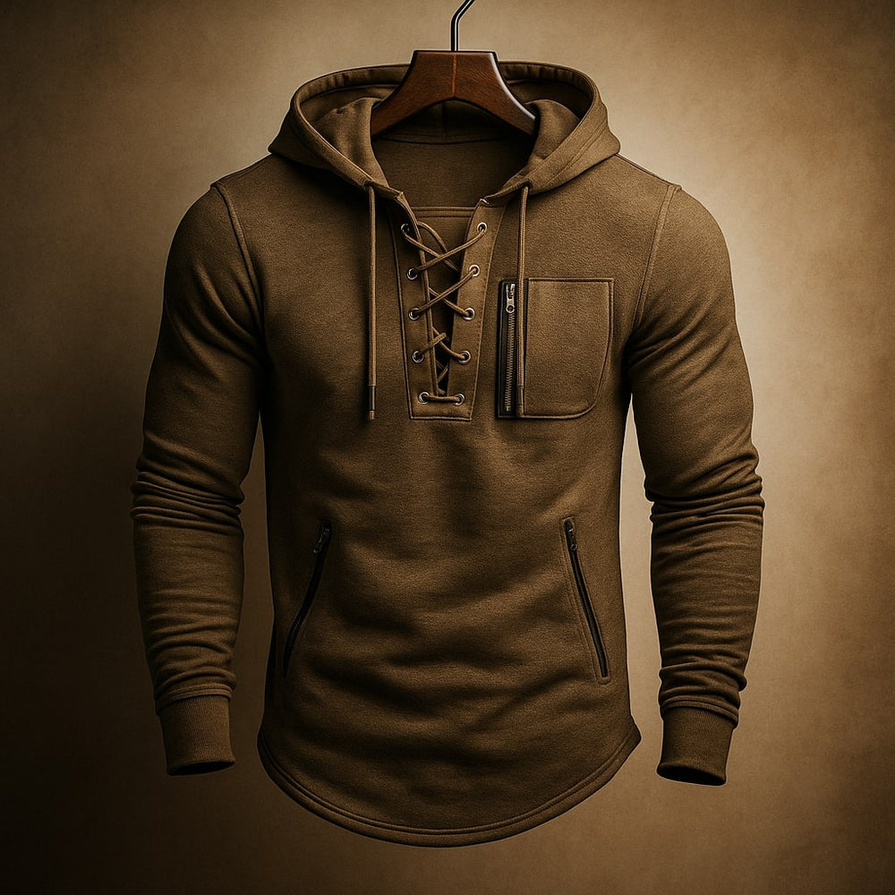 Albert - Men's Knit Hoodie Pullover