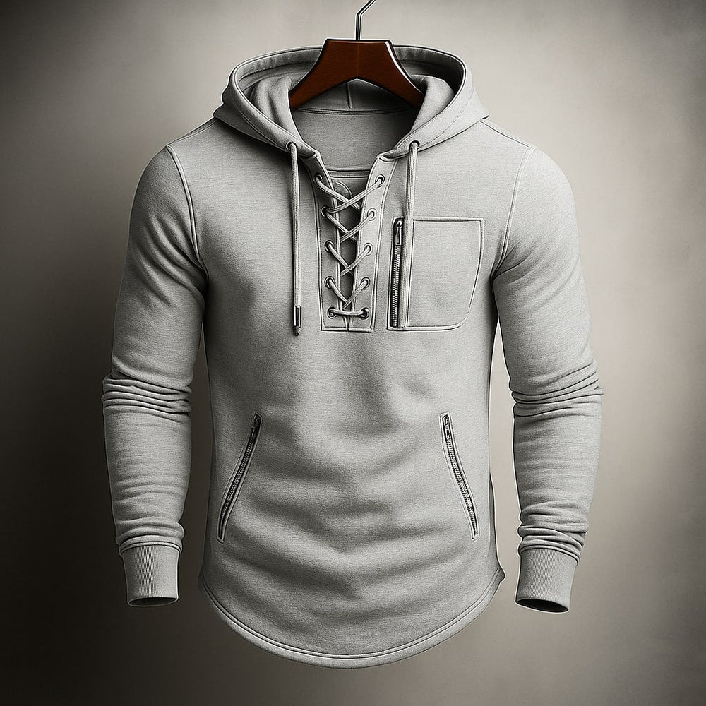Albert - Men's Knit Hoodie Pullover