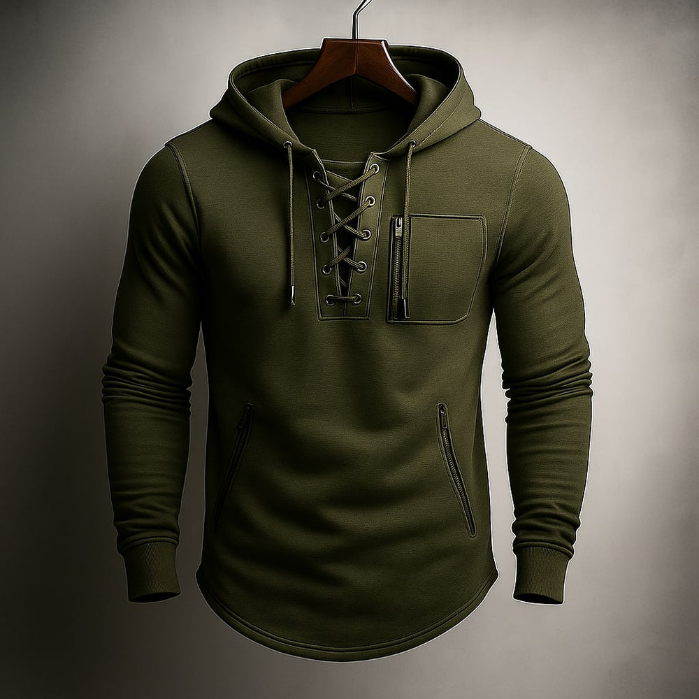 Albert - Men's Knit Hoodie Pullover
