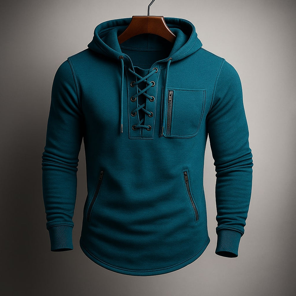 Albert - Men's Knit Hoodie Pullover