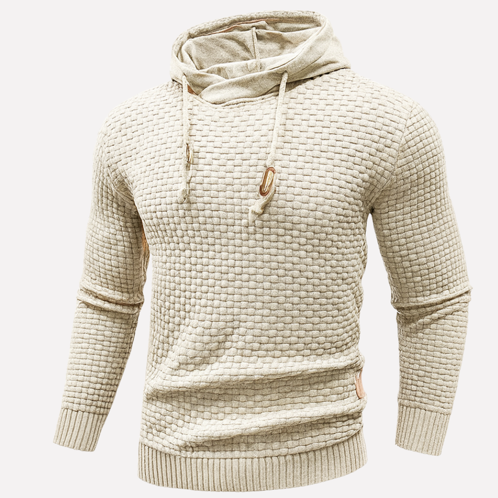 Anders - Men's Waffle Knit Pullover Hoodie