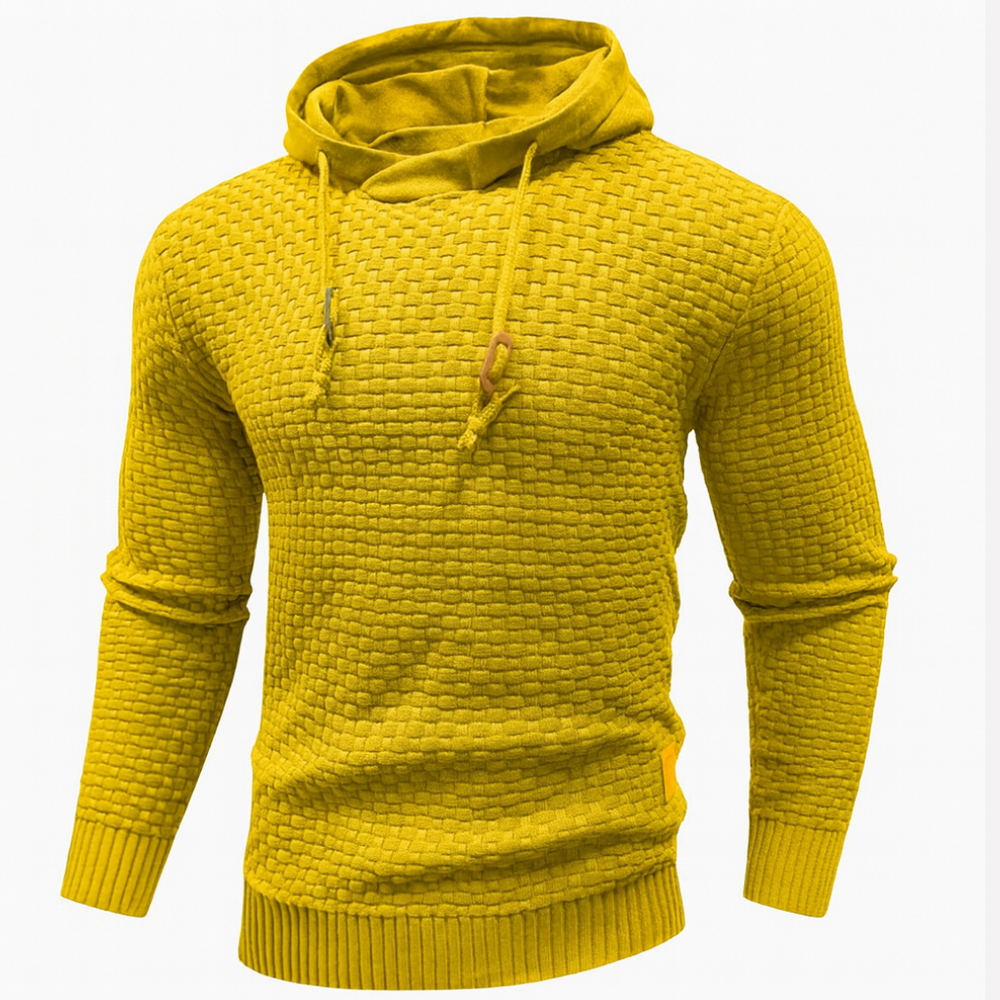 Anders - Men's Waffle Knit Pullover Hoodie