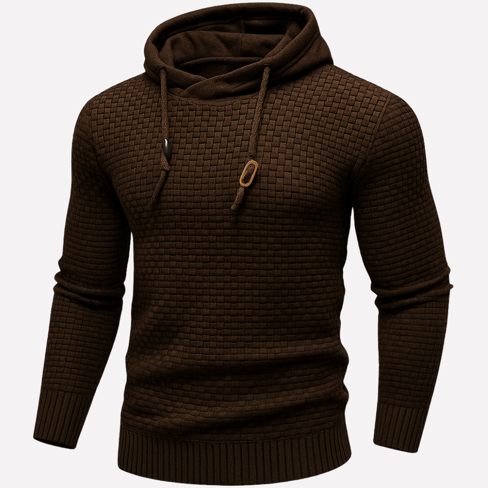 Anders - Men's Waffle Knit Pullover Hoodie