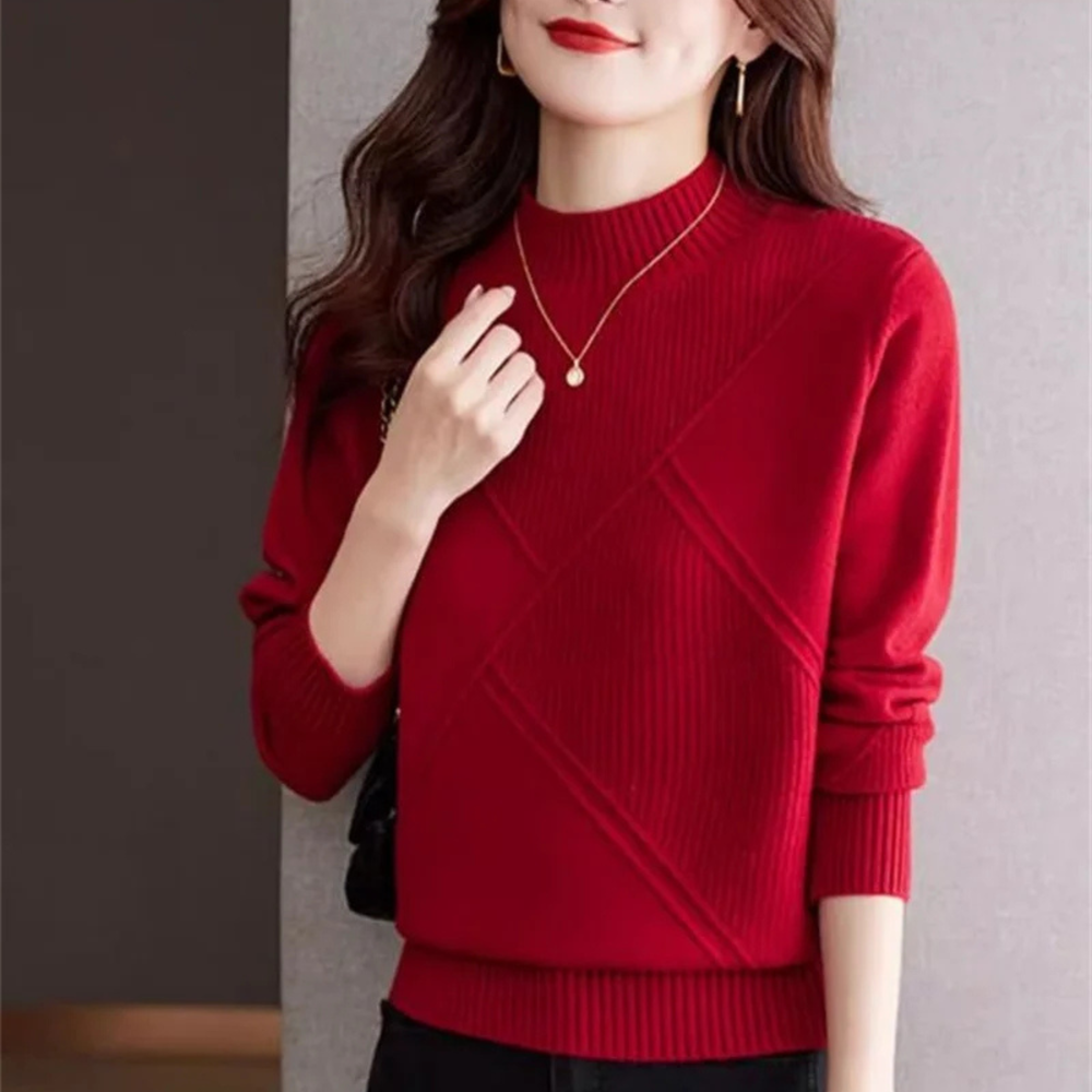Anouk - Women's Crew Neck Knit Sweater