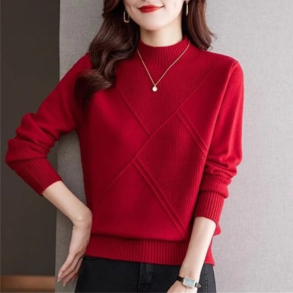 Anouk - Women's Crew Neck Knit Sweater