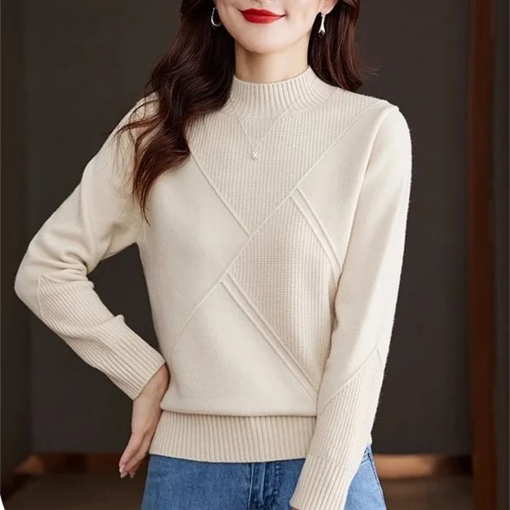 Anouk - Women's Crew Neck Knit Sweater