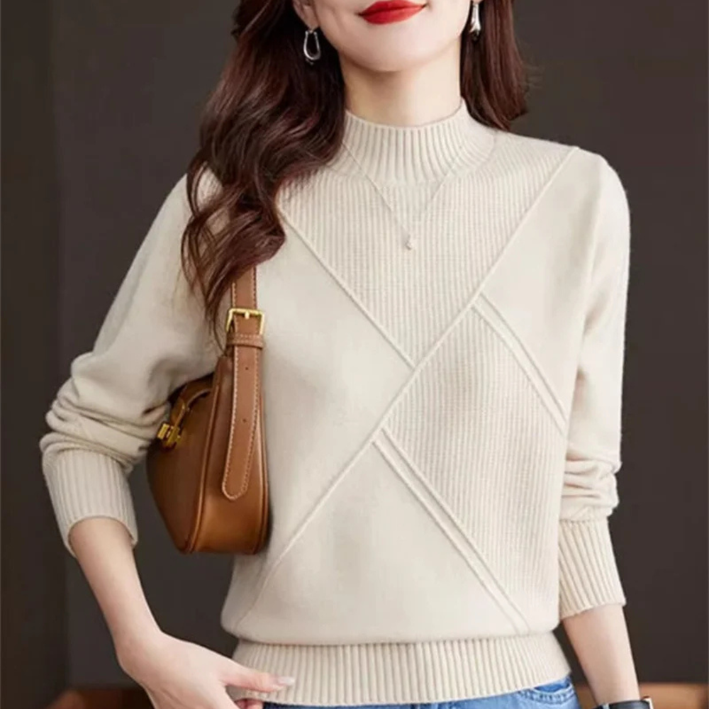 Anouk - Women's Crew Neck Knit Sweater