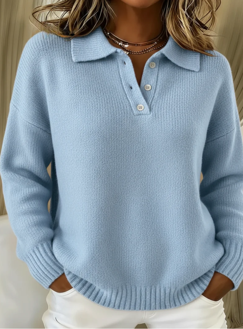 Ariadne - Women's Polo Knit Sweater