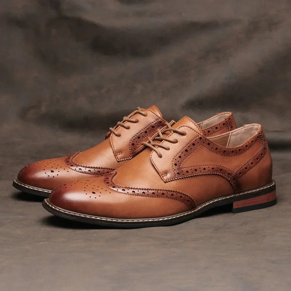 Beckett - Men's Wingtip Brogue Oxford Shoes