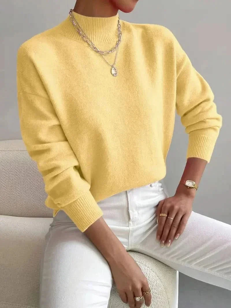 Blythe - Women's Long Sleeve Turtleneck Sweater
