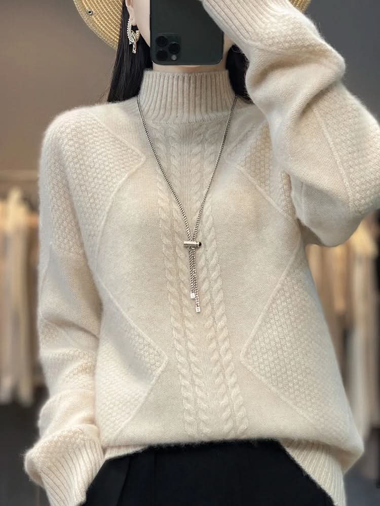 Briar - Women's Turtleneck Knit Sweater