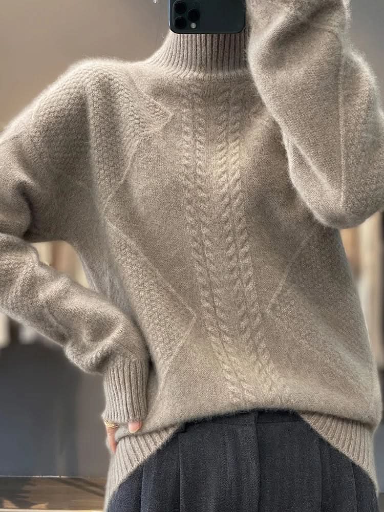 Briar - Women's Turtleneck Knit Sweater