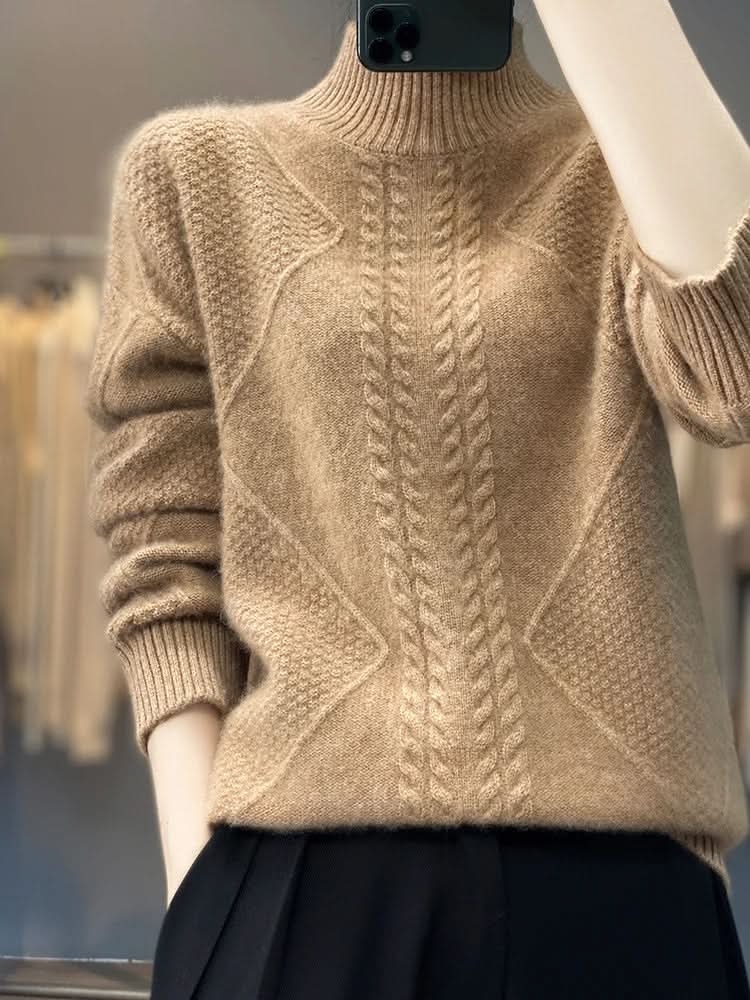 Briar - Women's Turtleneck Knit Sweater