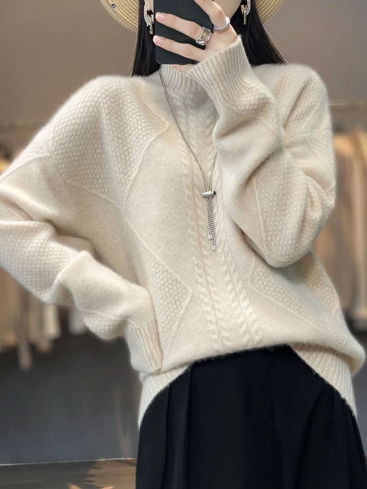 Briar - Women's Turtleneck Knit Sweater