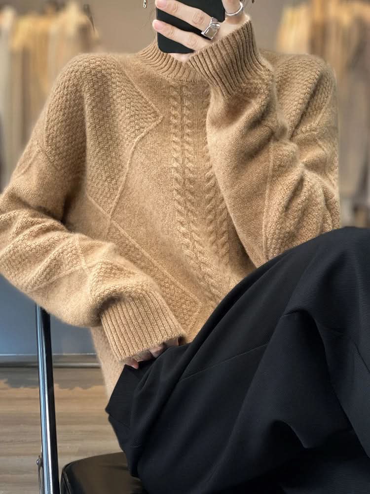 Briar - Women's Turtleneck Knit Sweater