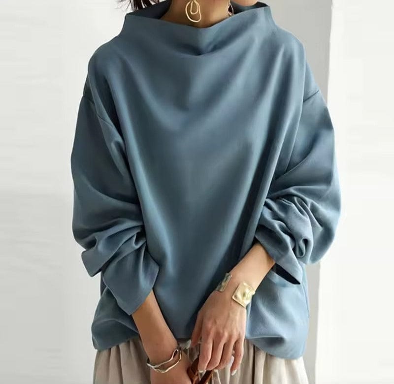Brielle - Women's Mock Neck Knit Top