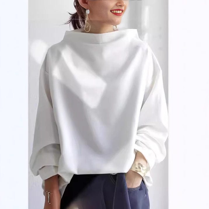 Brielle - Women's Mock Neck Knit Top