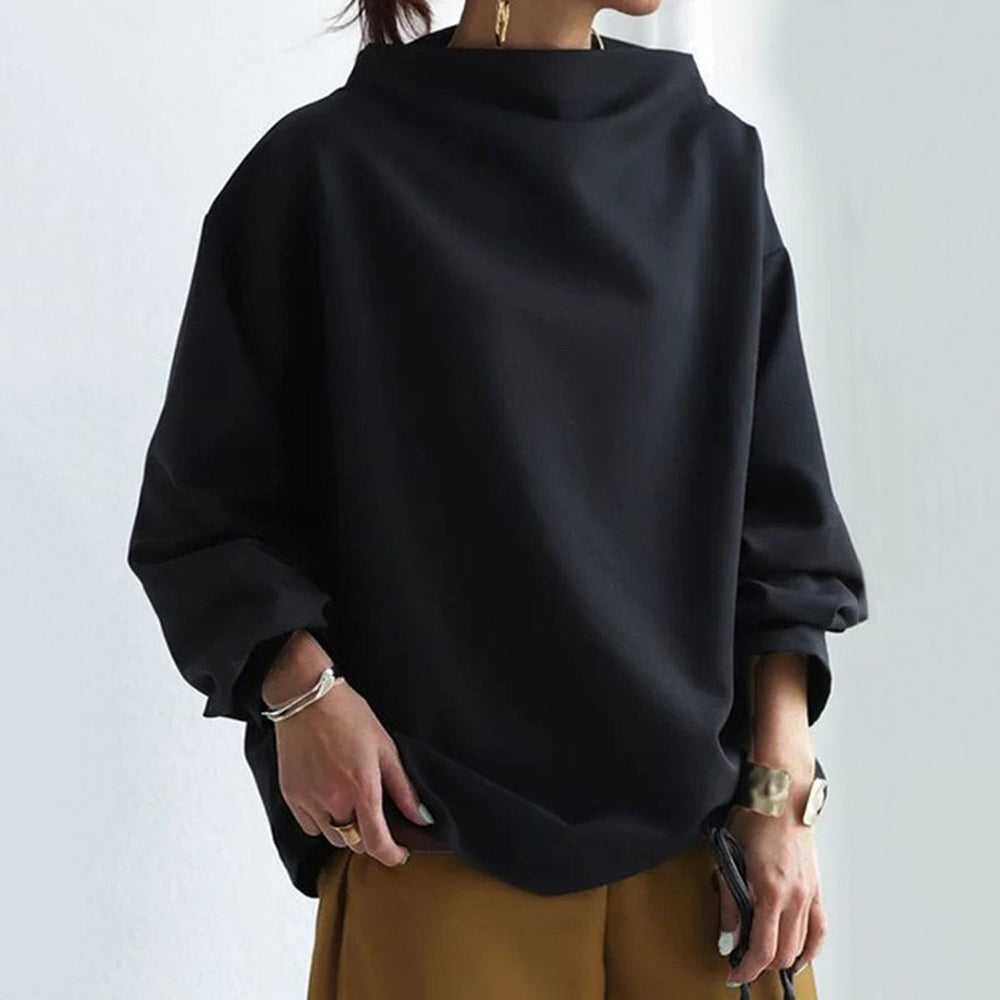 Brielle - Women's Mock Neck Knit Top