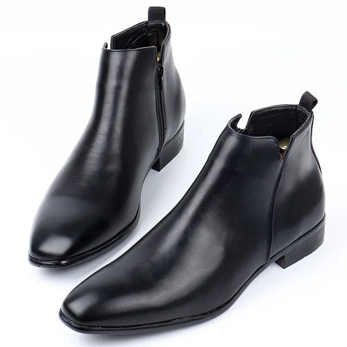 Brooks - Men's Black Leather Chelsea Boots