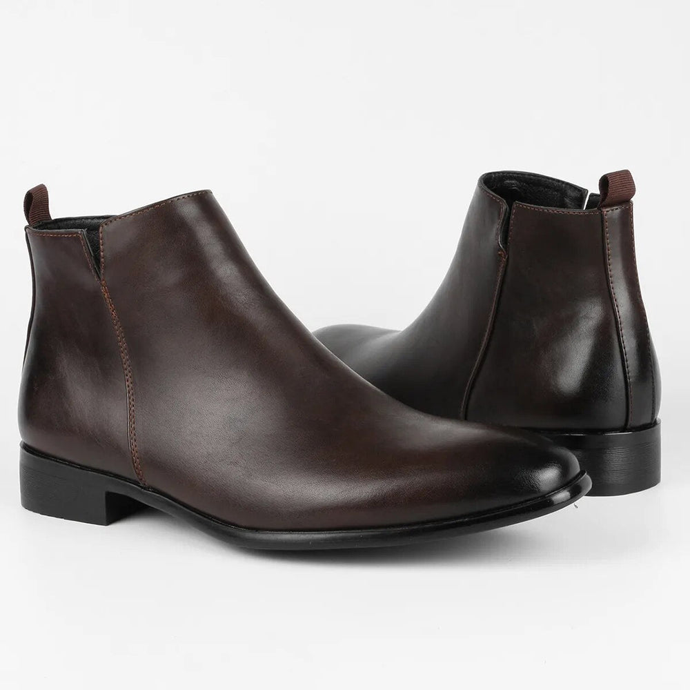 Brooks - Men's Black Leather Chelsea Boots