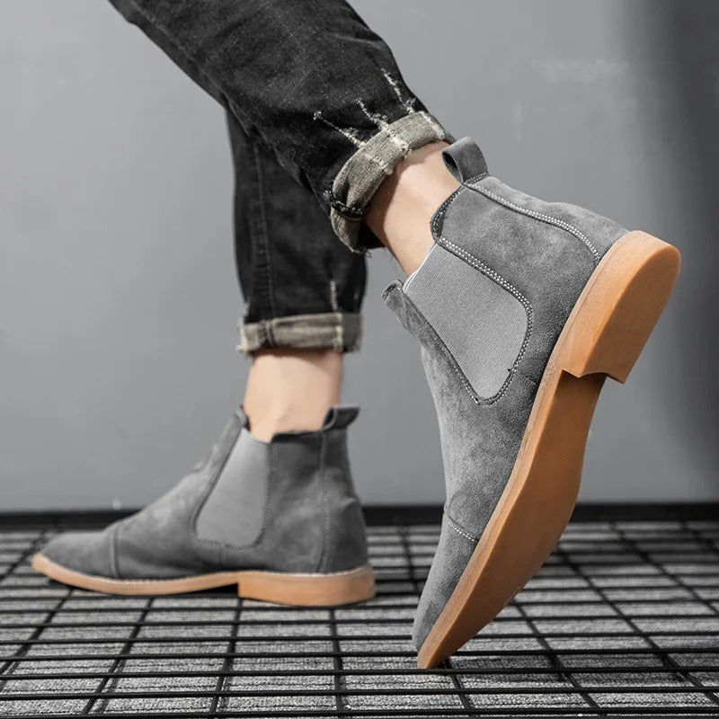 Byron - Men's Suede Chelsea Boots
