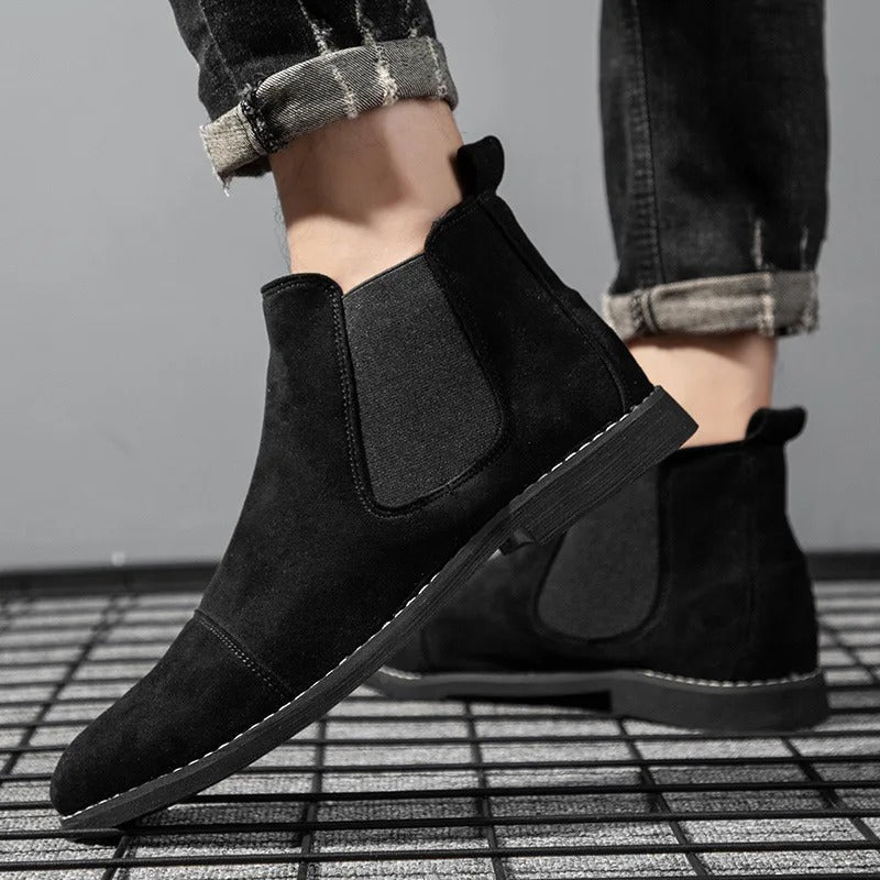 Byron - Men's Suede Chelsea Boots