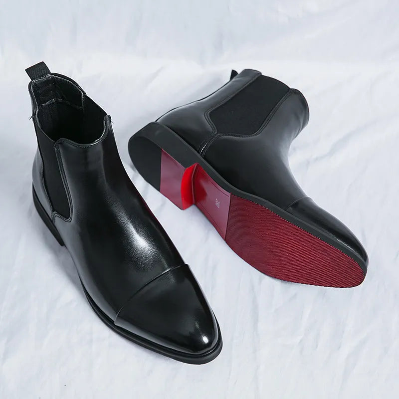 Callum - Men's Black Chelsea Boots
