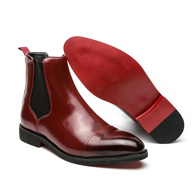 Callum - Men's Black Chelsea Boots