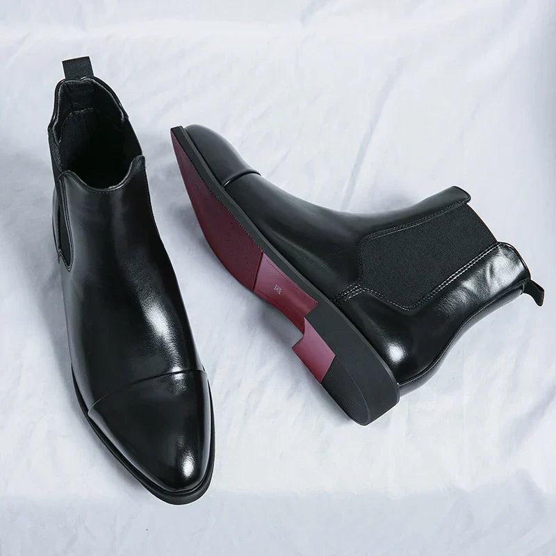 Callum - Men's Black Chelsea Boots