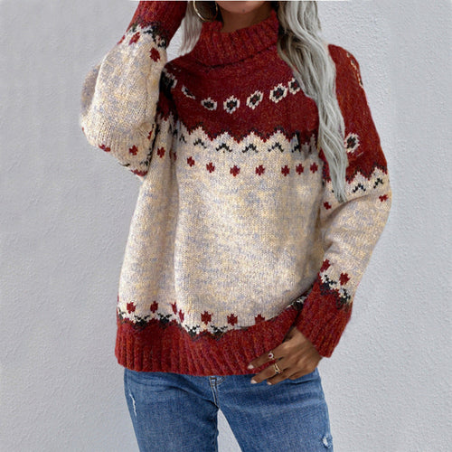 Celeste - Women's Fair Isle Knit Sweater